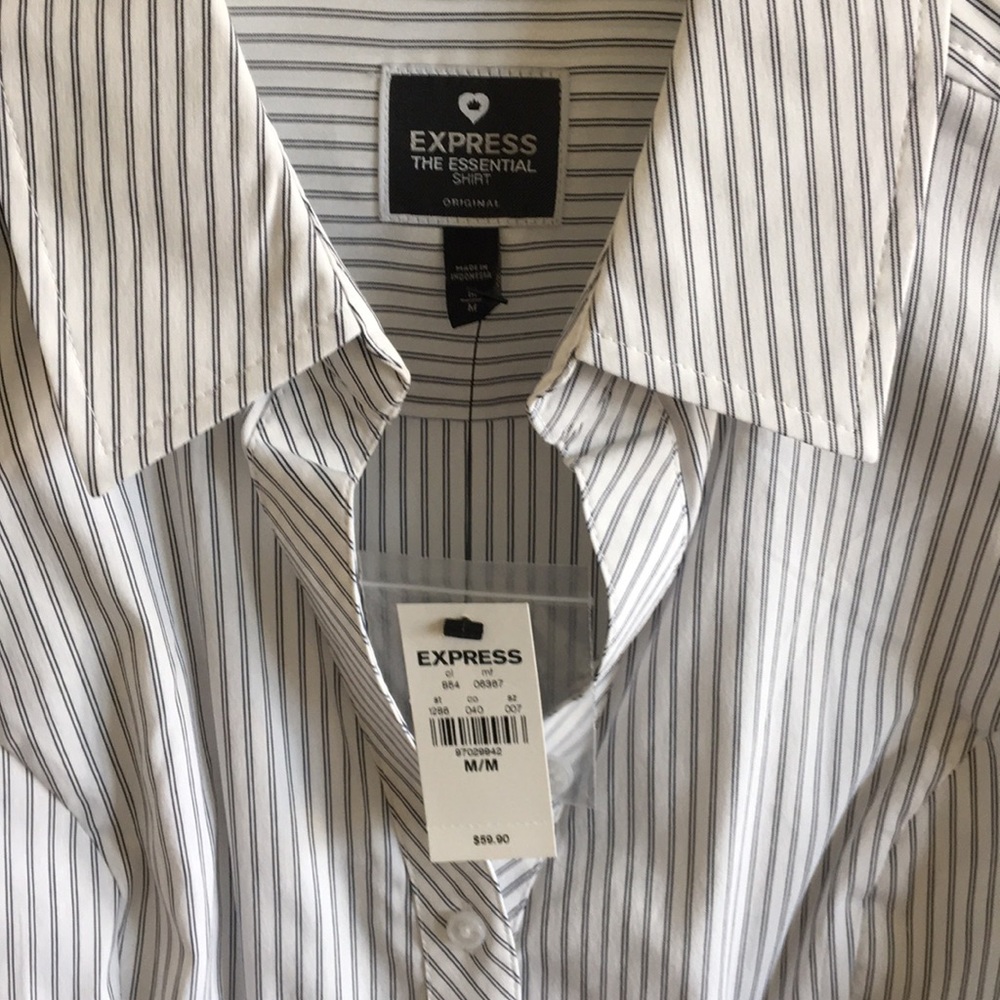 Button down work blouse - Picture 2 of 3